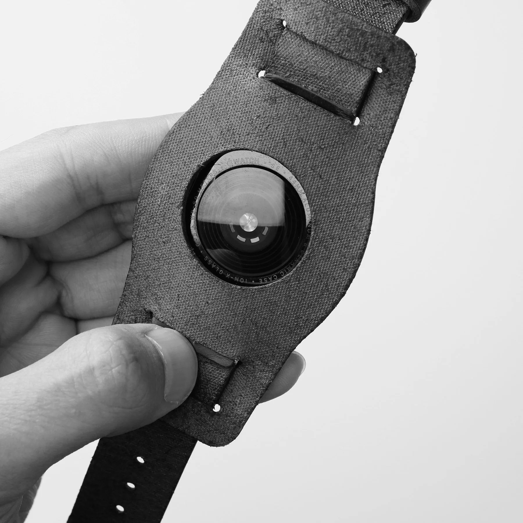 Apple Watch Minimal Bund Strap - Black