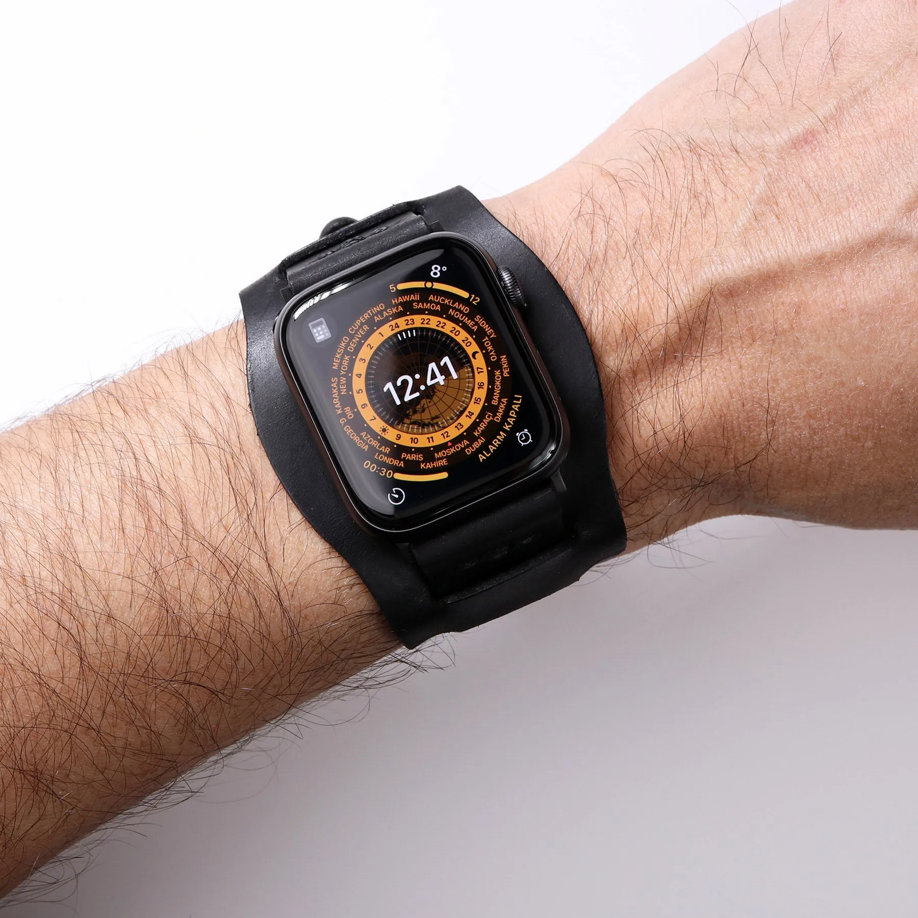 Apple Watch Minimal Bund Strap - Black