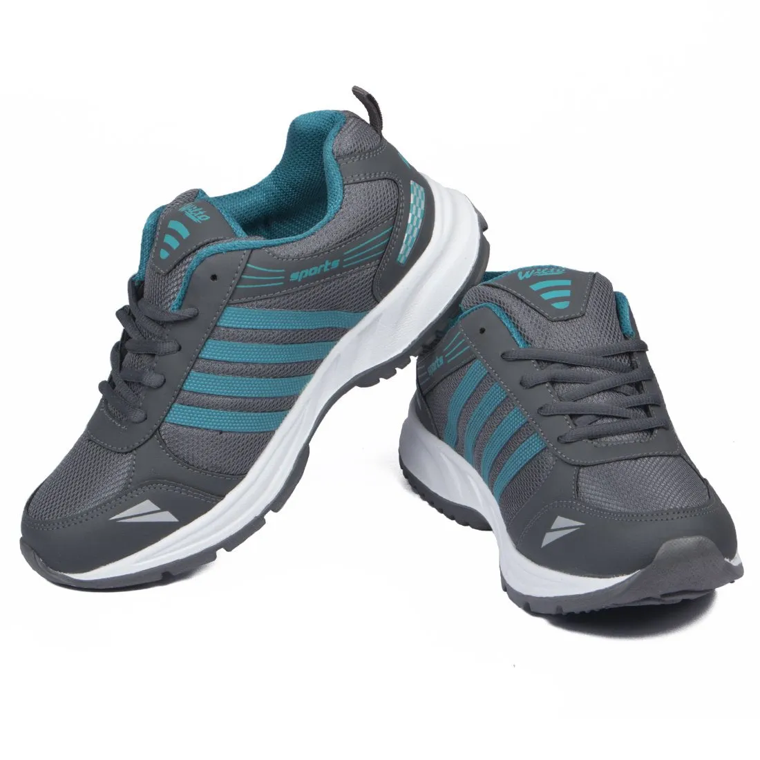 ASIAN Men's Wonder-13 Firozi Mesh Sports Running Shoes (Green) 10 UK