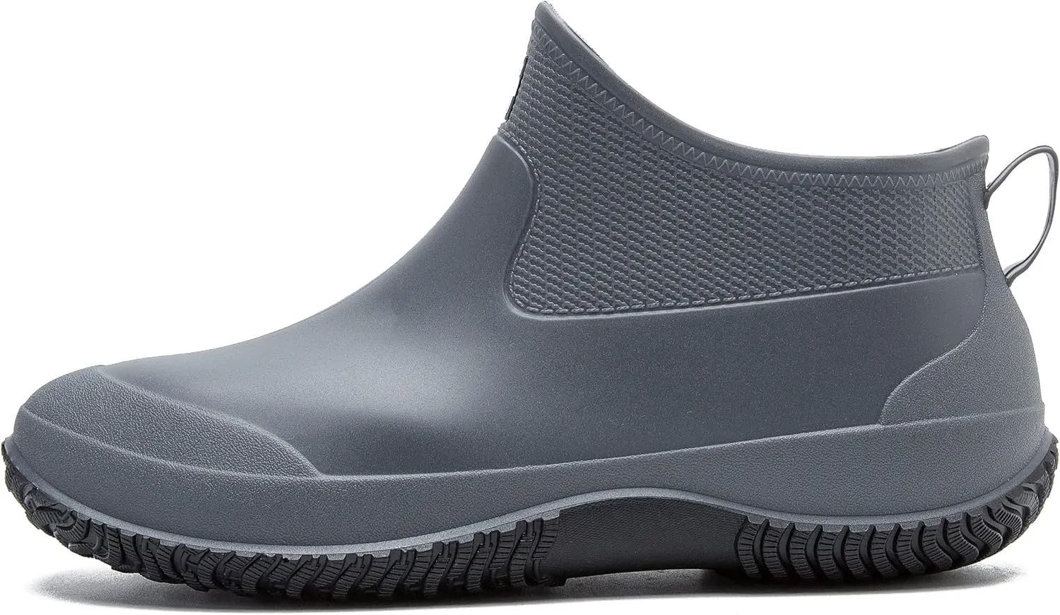 fereshte Men's Ankle Rain Boots Waterproof PVC Short Garden Boots