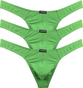 IKINGSKY Men's Thong Underwear Sexy Low Rise T-Back Under Panties