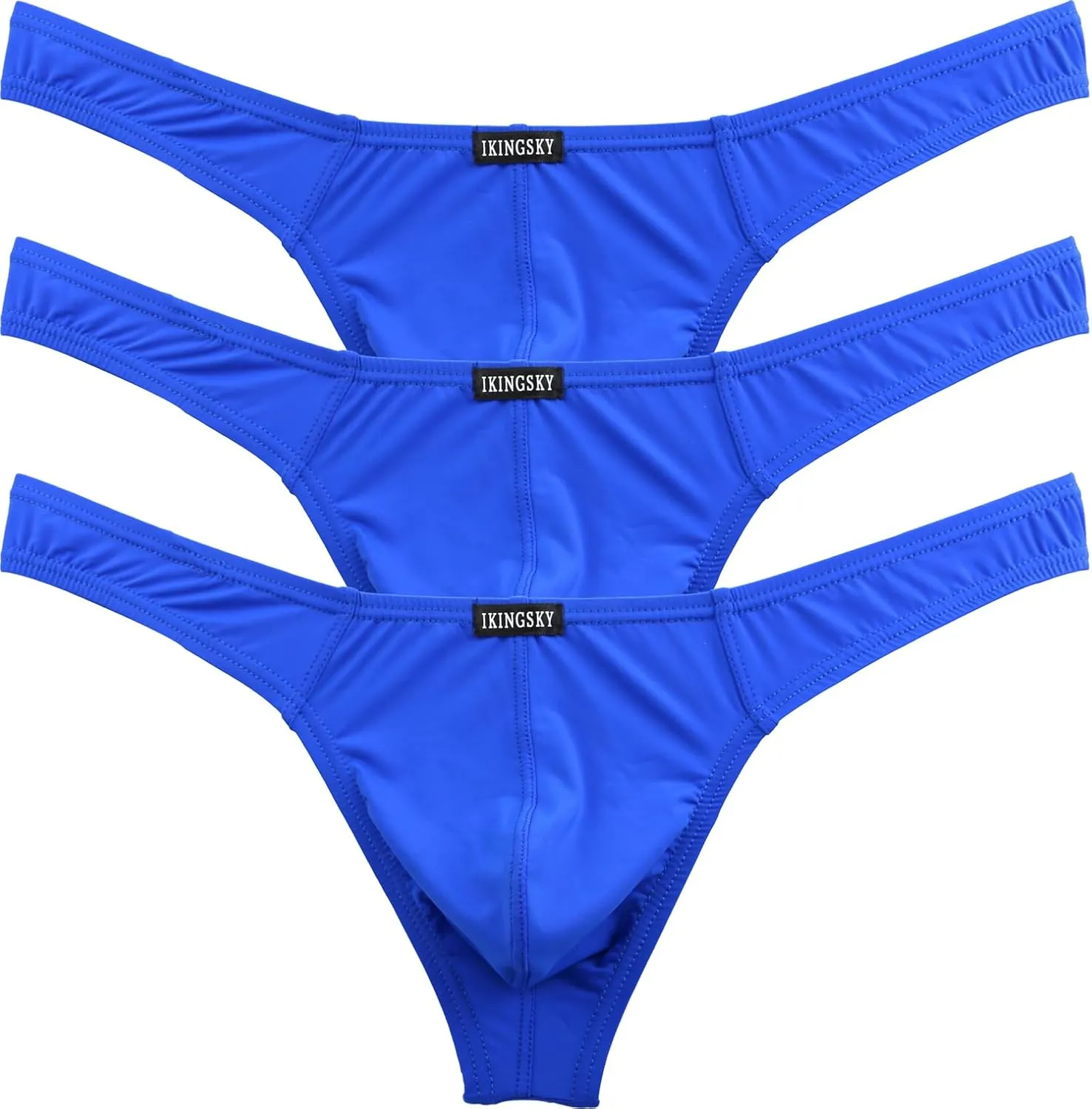 IKINGSKY Men's Thong Underwear Sexy Low Rise T-Back Under Panties