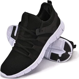 INZCOU Running Shoes Lightweight Tennis Shoes Non Slip Gym Workout Shoes Breathable Mesh Walking Sneakers