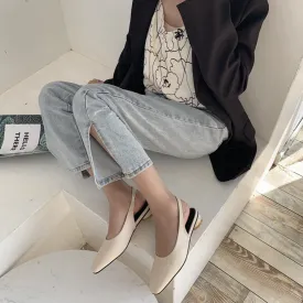 [Korean Style] Bom Ball Heel Slingback