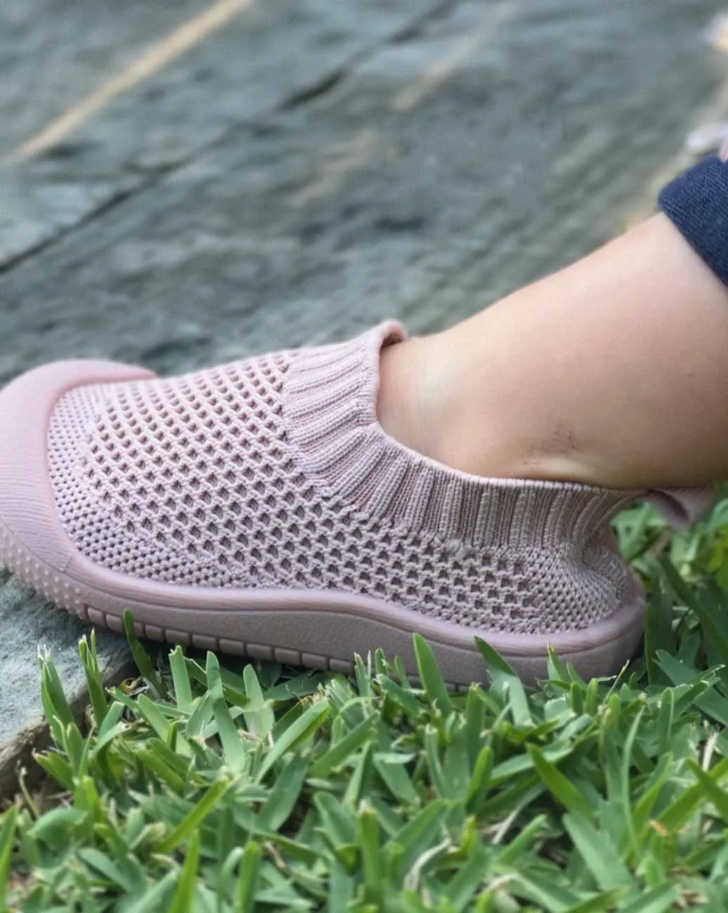 Little Sohls Slip On Toddler Shoe - Dusty Rose
