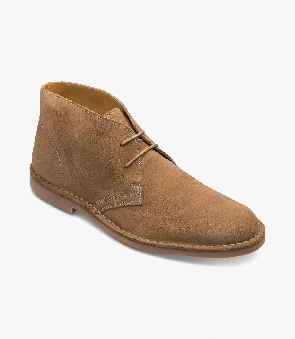 LOAKE SAHARA TAN CHUKKA BOOT RUBBER SOLE F-MEDIUM