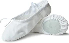 Nexete Ballet Shoes Slippers Classic Canvas Split-Sole Dance Slippers for Toddler Kid Girl Boy Women