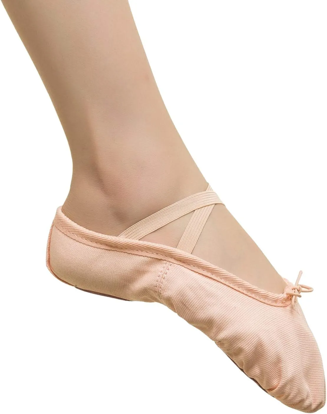 Nexete Ballet Shoes Slippers Classic Canvas Split-Sole Dance Slippers for Toddler Kid Girl Boy Women