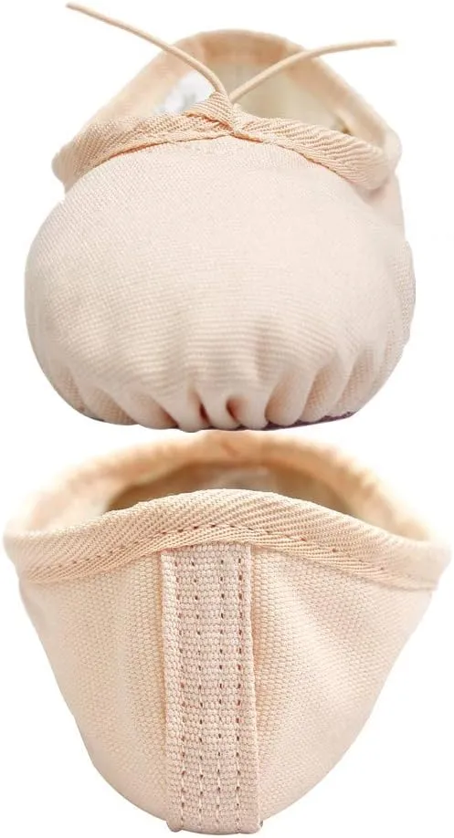 Nexete Ballet Shoes Slippers Classic Canvas Split-Sole Dance Slippers for Toddler Kid Girl Boy Women