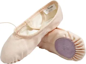 Nexete Ballet Shoes Slippers Classic Canvas Split-Sole Dance Slippers for Toddler Kid Girl Boy Women