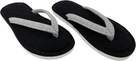 ofoot Women's Cozy Cotton House Slippers Thong Flip Flops Memory Foam Insole Open Toe Indoor Slip On Shoes