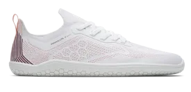 Vivobarefoot Women's Primus Lite Knit White Peach Melba