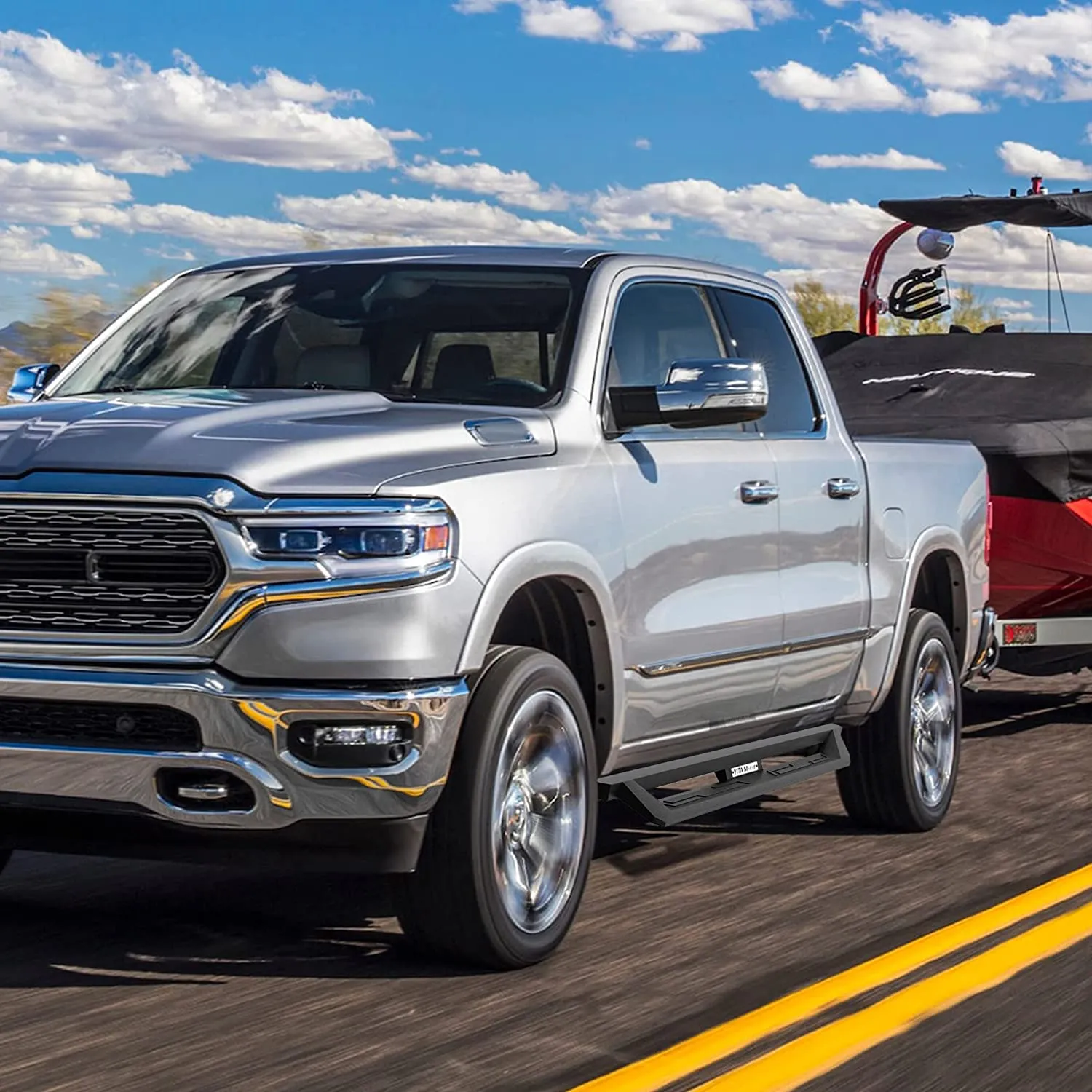 YITAMOTOR® 2019-2025 Dodge Ram 1500 Quad Cab/Extended Cab New Body Style Running Boards
